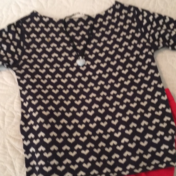 Tory Burch Tops - 💙Tory Burch💙Hearts -Final price